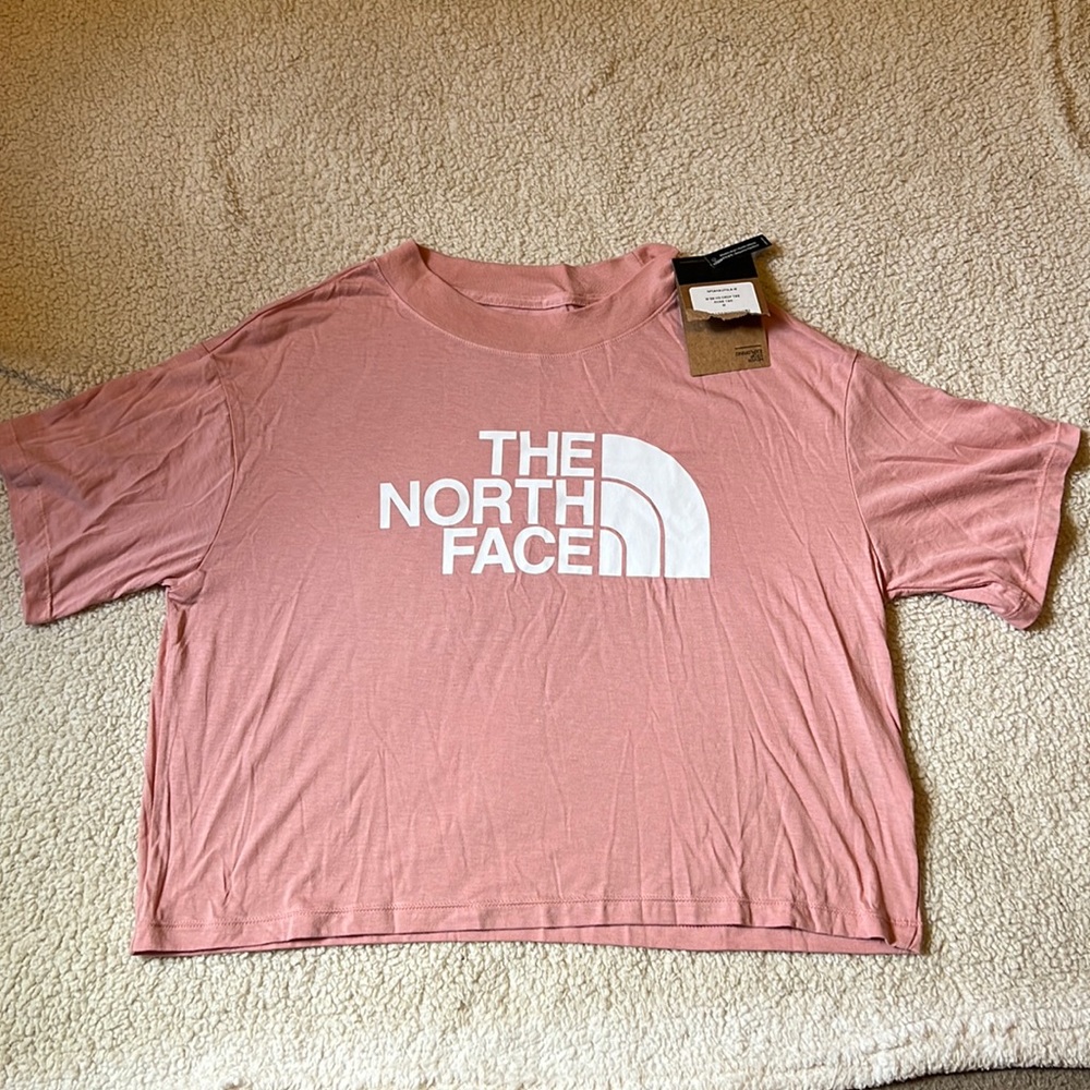 The north face crop tee